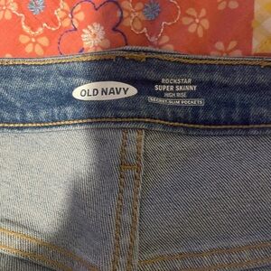 Old Navy High Rise Light Blue Jeans